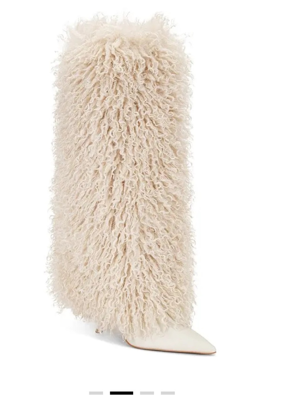 Steve Madden Icon Faux Fur Knee High Boots Size 6